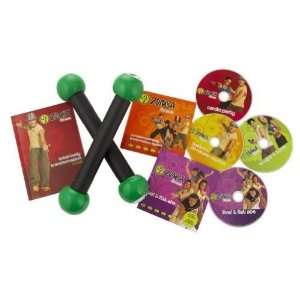 Zumba Fitness Total Body Transformation System 4 DVD Set  
