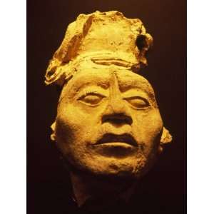  Mayan Plaster Mask, Palenque Ruins Museum, Chiapas, Mexico 