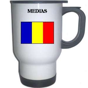 Romania   MEDIAS White Stainless Steel Mug: Everything 