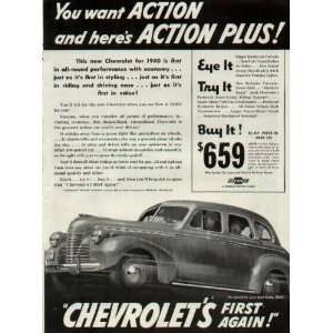 You want ACTION, and heres ACTION PLUS! 1940 Chevrolet Special De 