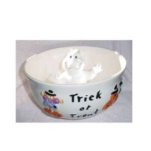 Halloween Ghost Trick or Treat Bowl 