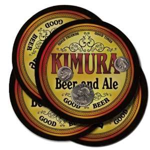  Kimura Beer and Ale Coaster Set: Kitchen & Dining