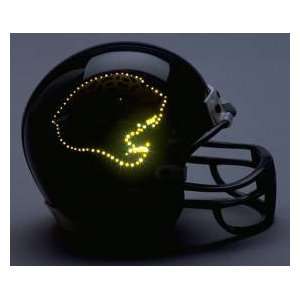  Jacksonville Jaguars Fiber Optic Mini Helmet Sports 