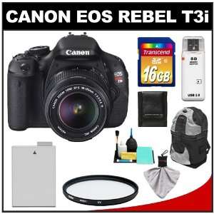 Canon EOS Rebel T3i 18.0 MP Digital SLR Camera Body & EF S 18 135mm IS 