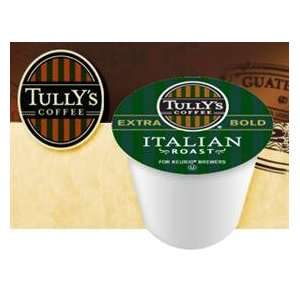 Tullys Grand Dark Italian Roast Coffee * 5 Boxes of 24 K Cups 