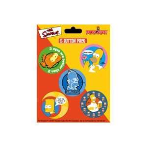  Simpsons Five Button Pack: Everything Else