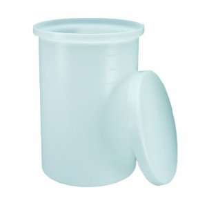 Nalgene 11100 0150 HDPE Graduated Lab Tank with Cover, Cylindrical 