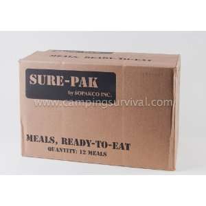  Sopakco Sure Pak MRE   12 Meals: Sports & Outdoors