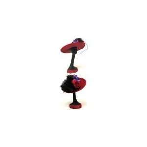  IWGAC 0126 16008 Red Hat Mannequin with Hat black bow 