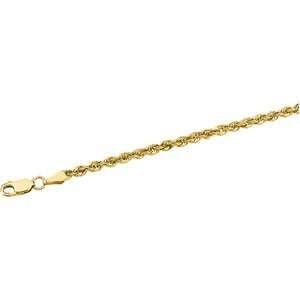  14K Yellow Gold 16 Inch 03.00 Rope Chain (Replacing Ch508 