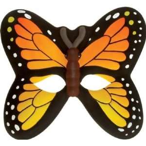  Orange Butterfly Mask (Foam): Toys & Games