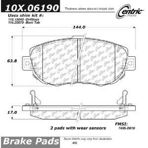  Axxis, 109.06190, Ultimate Brake Pads: Automotive