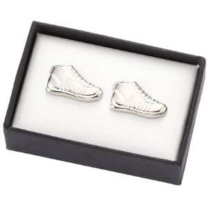  Cufflinks   Silver Kicks Sneaks Professional Metal 