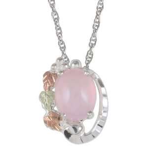  South Dakota Rose Quartz Silver Jewelry Set: Jewelry