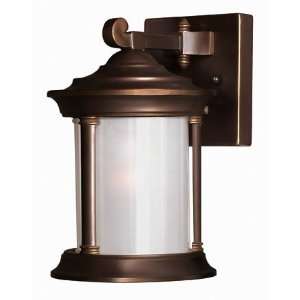   2540MT ESDS Hanna Small Outdoor Wall Sconce in Metr: Home Improvement
