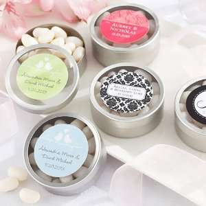   : Personalized Round Clear Topped Candy Tins: Health & Personal Care