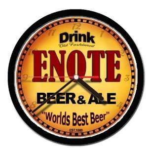  ENOTE beer and ale cerveza wall clock: Everything Else