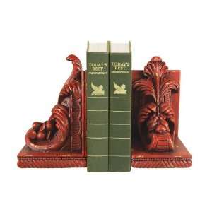   Industries Home Accents 93 0951 PAIR ACANTHUS SCROLL BOOKENDS n a