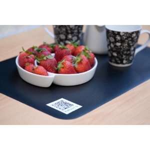  ReMakesGäó Black   Recycled Billboard Placemats (Set of 