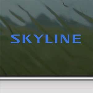   Skyline GTR SER S15 S13 350 Car Blue Sticker: Arts, Crafts & Sewing