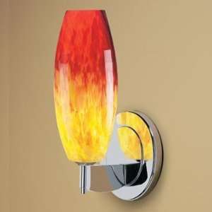  Bruck 100116ch yellow & red chrome Ciro Sconce: Home 