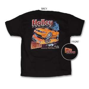  Holley 10013 MDHOL Black Medium Mustang Rebirth Shirt 