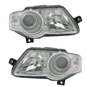  VW PASSAT 06 10 HEADLIGHT HALOGEN HELA TYPEPAIR SET NEW 