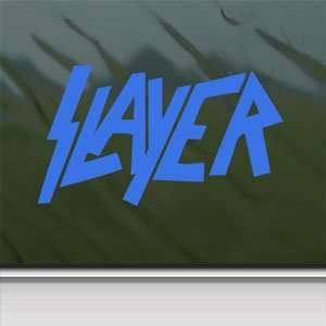  Slayer Heavy Metal Rock Blue Decal Truck Window Blue 