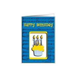  101st Birthday Cupcake Invitation Card: Toys & Games