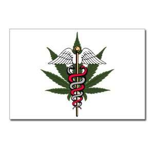  Postcards (8 Pack) Medical Marijuana Symbol: Everything 