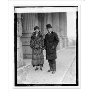  Historic Print (L): Senator Elect & Mrs. Frederick M 