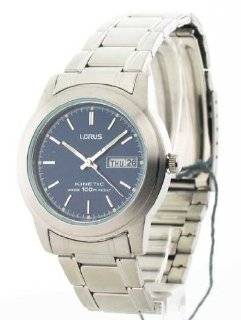  Mens Lorus Steel Kinetic Day Date Watch RD217AX 9 Explore 