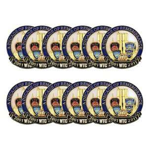  9/11 10th Anniversary Multi Agency Pin 12 Pack Everything 
