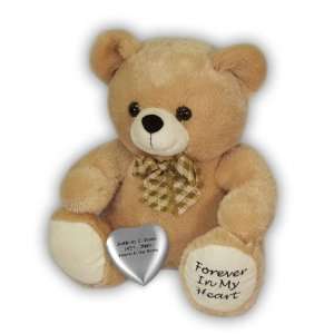  Tan Huggable Heart Teddy Bear Cremation Urn: Home 
