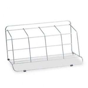  Fellowes 10402   Four Section Wire Catalog Rack, Metal, 16 