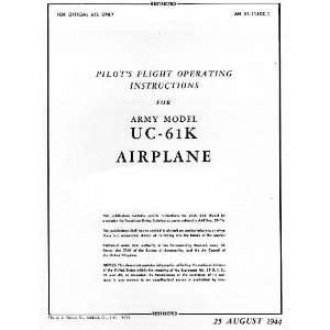  Fairchild UC 61 K Aircraft Flight Manual Fairchild Books