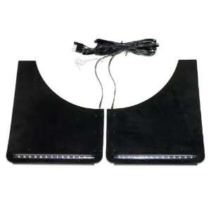  PlasmaGlow 10442 Fire and Ice Mud Flap LED Kit with Flaps Automotive