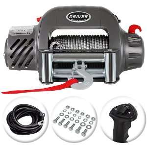   Winch   12,000 Pound Capacity   Wired Remote Control Automotive