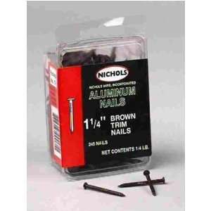  Nichols Wire Illnois # 121 1/4LB Brown Trim Nail