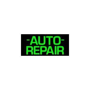  Auto Repair Simulated Neon Sign 12 x 27: Home Improvement