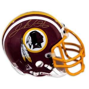  Clinton Portis Signed Redskins Riddell Mini Helmet: Sports 