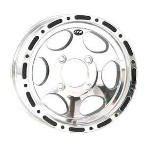  ITP Aluminum Rear Wheel   12x7, 4/156 , Material Aluminum 