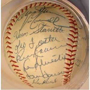   1974 Braves Team (25) SIGNED Baseball AARON NIEKRO