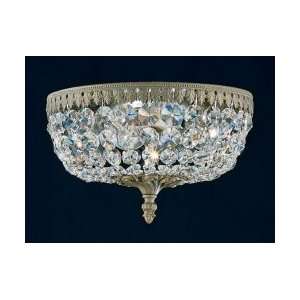  Schonbek Worldwide 5040 42S 4 Light Rialto Flush Mount 