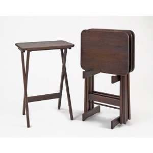  Manchester Wood 143.2 Rectangular Tray Table in Chestnut 