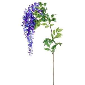  Faux 50 Wisteria Spray Violet Blue (Pack of 6) Patio 