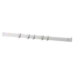   Wall Rail with 5 Movable Hooks, 40 cm/ 15.5 Inches: Home & Kitchen