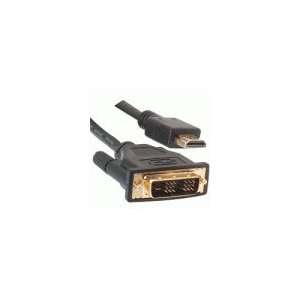  15ft 24AWG CL2 HDMI Male to Single Link DVI D Male Cable 