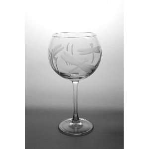  Dragonfly Balloon Wine Glass   Set of Four (Clear) (8H x 