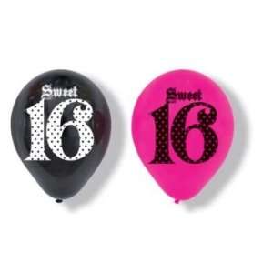    Super Stylish Sweet 16 Latex Balloons: Health & Personal Care